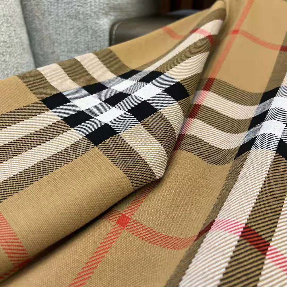 Burberry Men Check Cotton Jacquard Hoodie-Brown - image 9