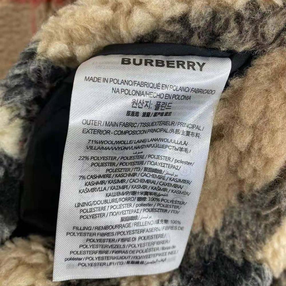 Burberry Men Check Fleece Hooded Jacket - image 10