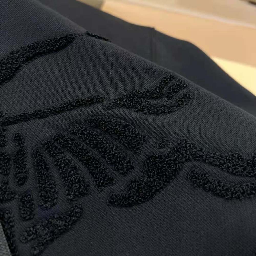 Burberry Men EKD Cotton Hoodie-Black - image 9