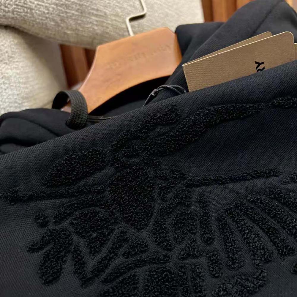 Burberry Men EKD Cotton Hoodie-Black - image 8