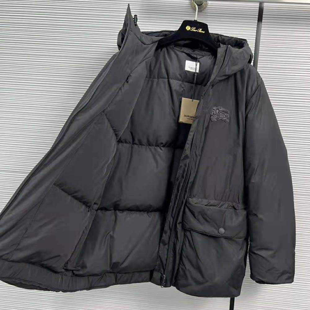 Burberry Men EKD Hooded Jacket-Black - image 4