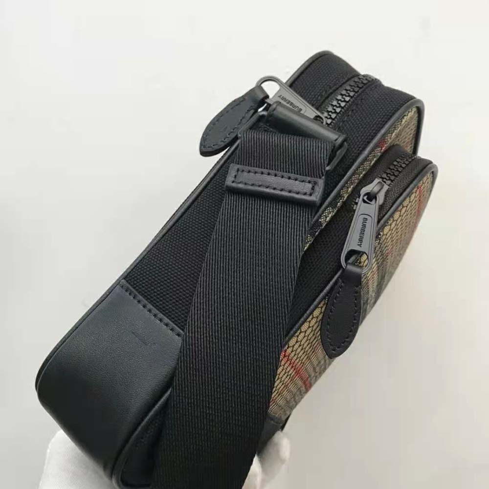 Burberry Women Freddie Bag in Burberry Check Cotton and Layered - image 5