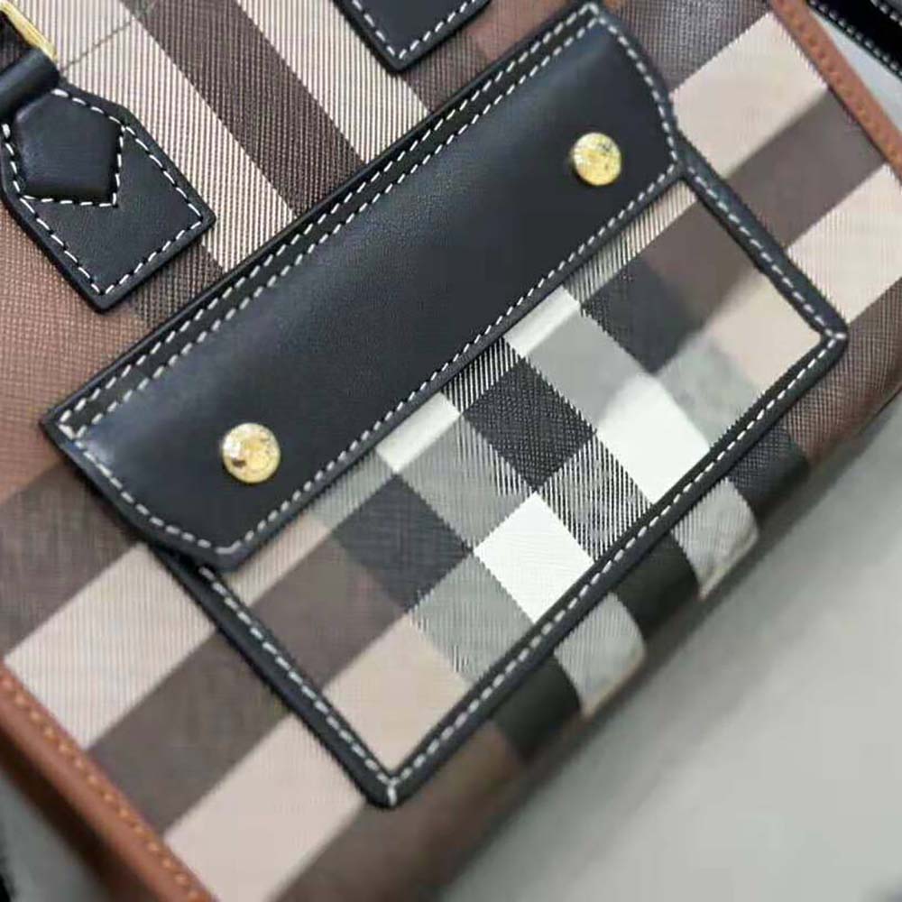 Burberry Women Mini Freya Tote-Brown - image 8
