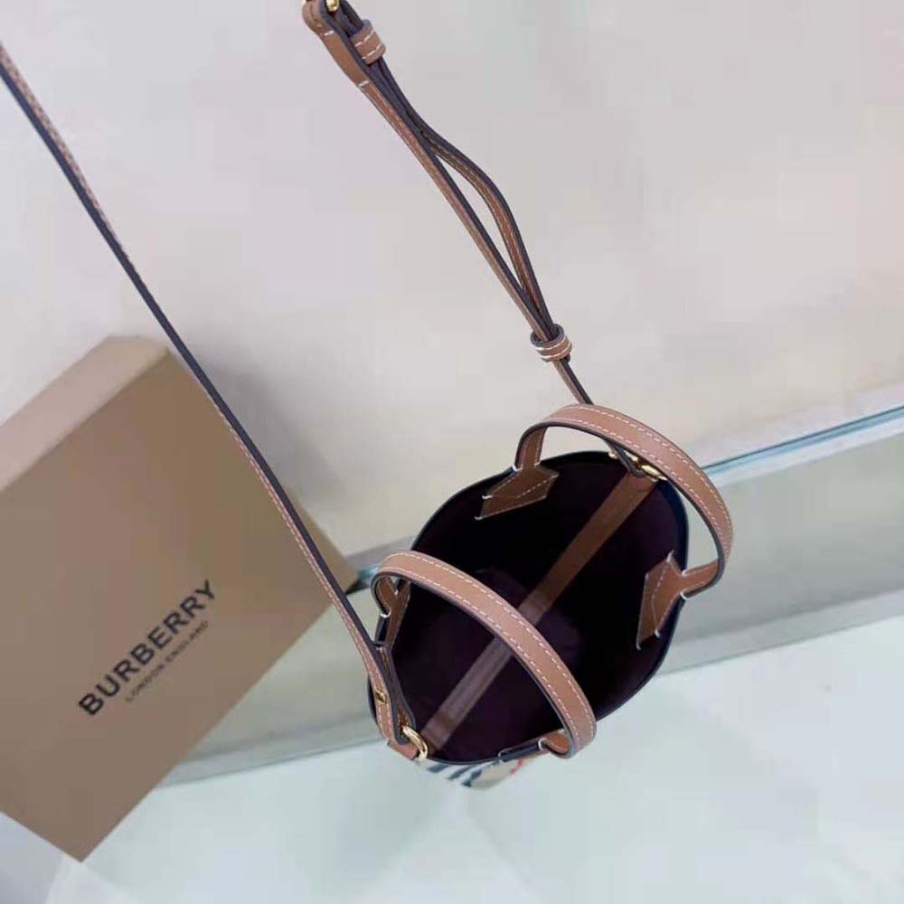 Burberry Women Mini London Tote Bag-Brown - image 6