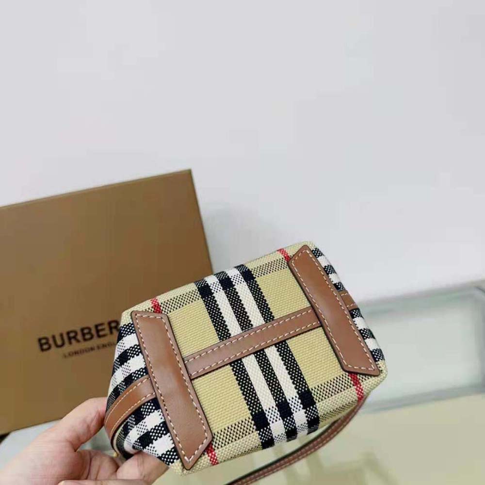 Burberry Women Mini London Tote Bag-Brown - image 5