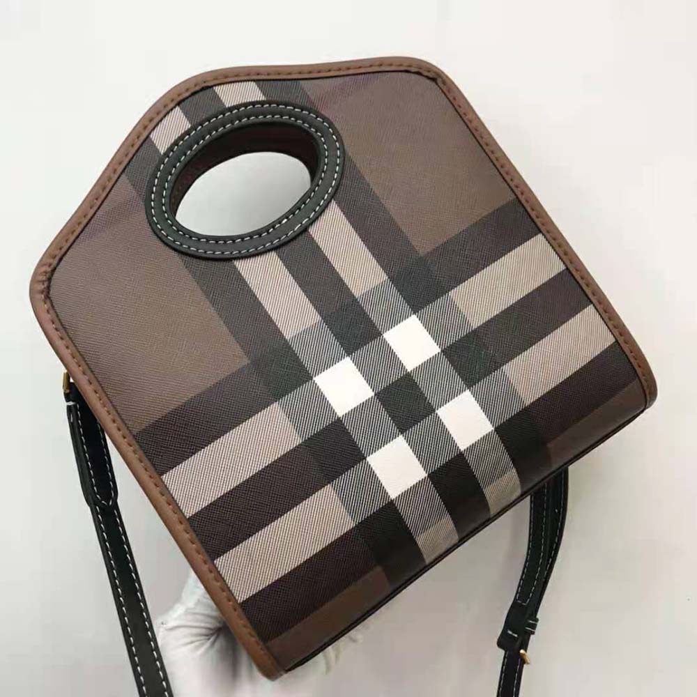 Burberry Women Mini Pocket Bag-Brown - image 4