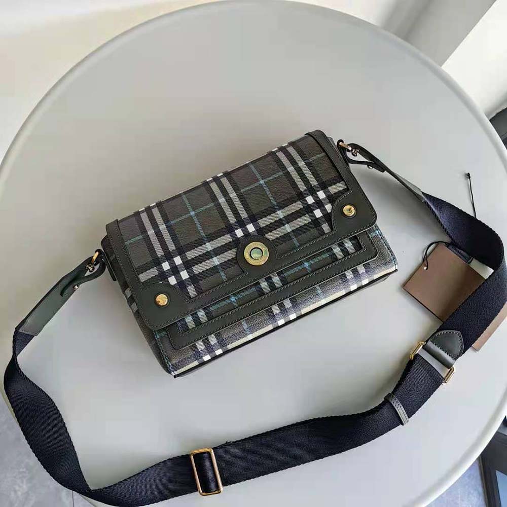 Burberry Women Note Bag-Green - image 4