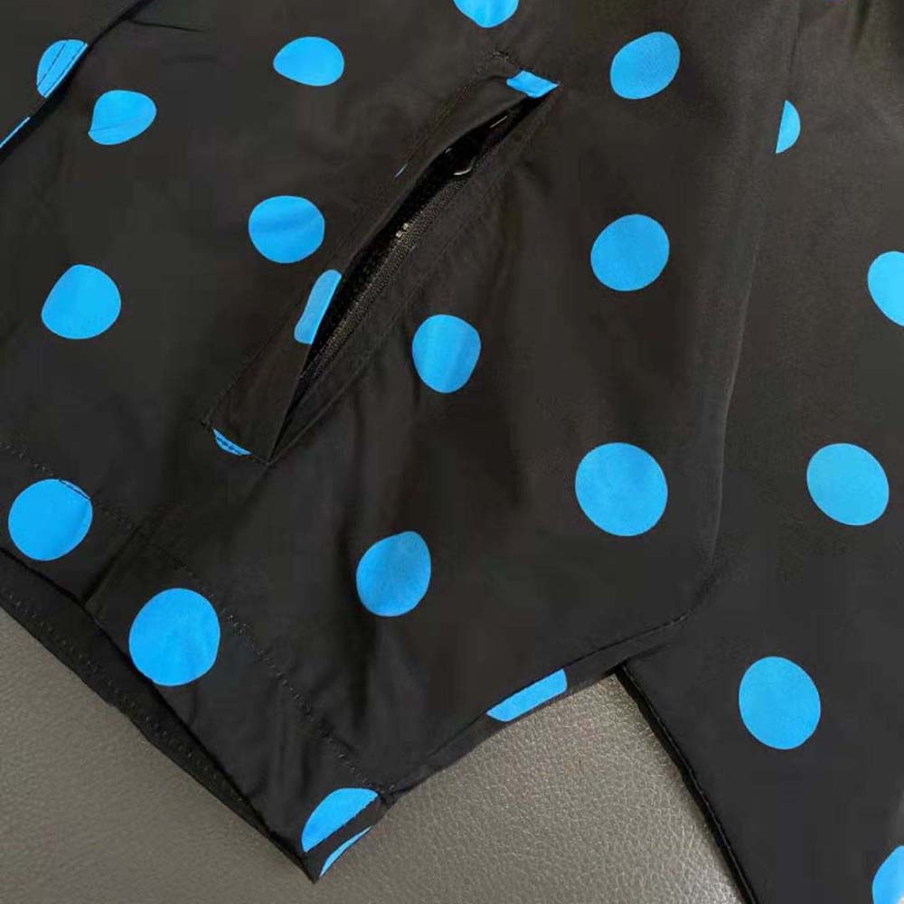 Burberry Women Polka Dot Nylon Jacquard Funnel Neck Jacket - image 7