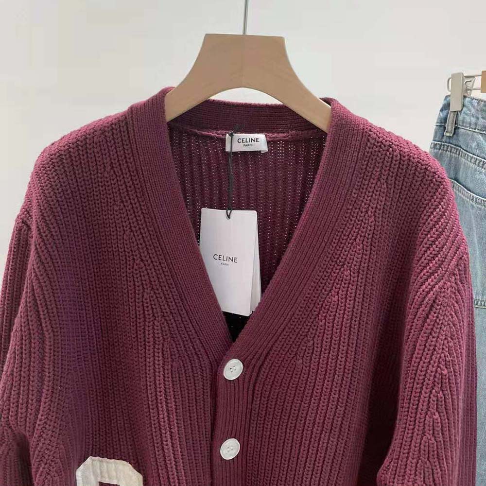 Celine Men College Cardigan in Cotton - image 4