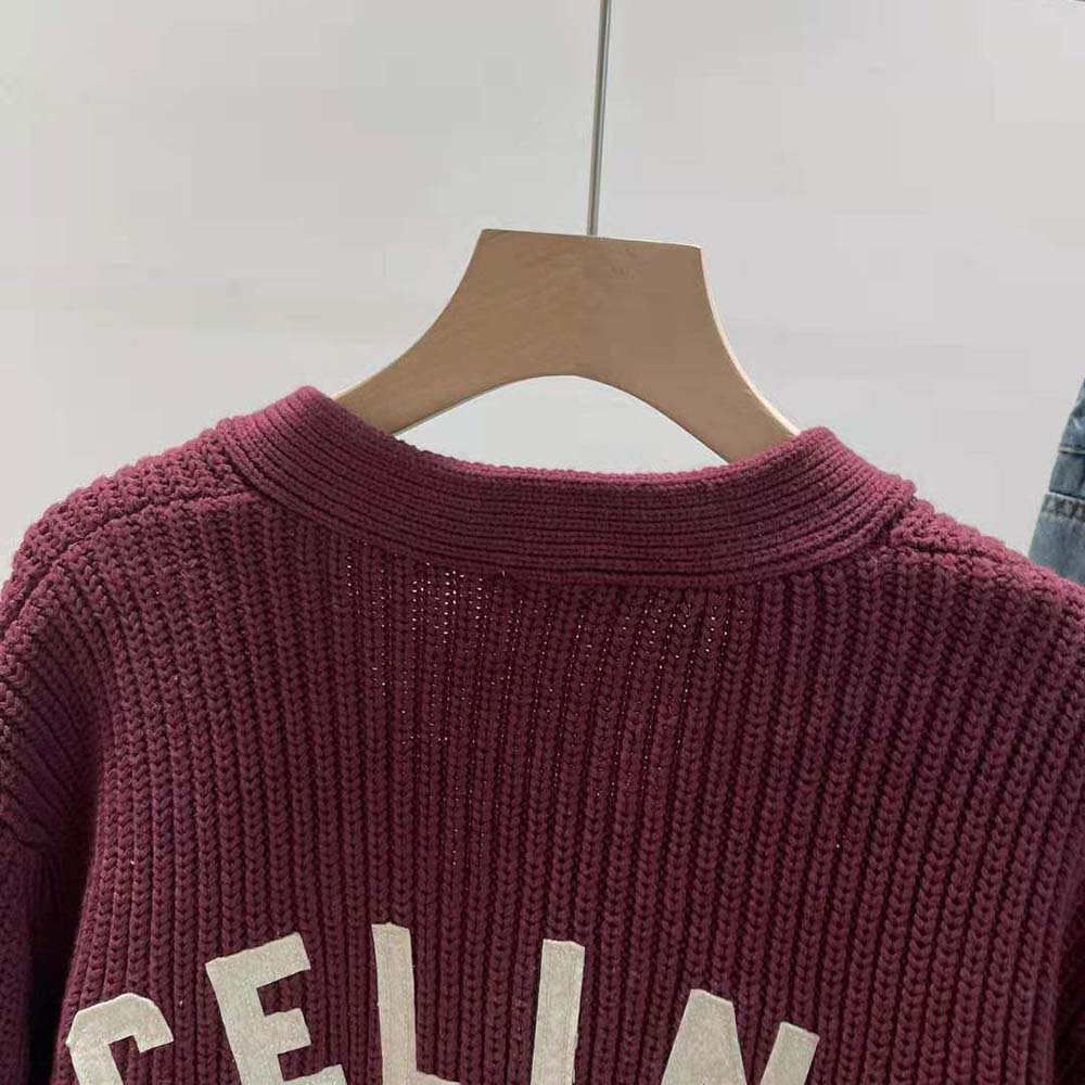 Celine Men College Cardigan in Cotton - image 6