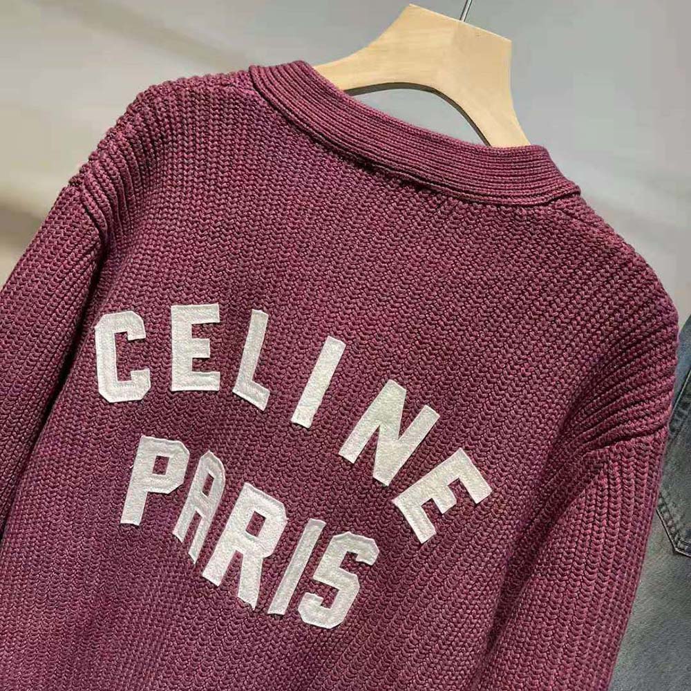 Celine Men College Cardigan in Cotton - image 5