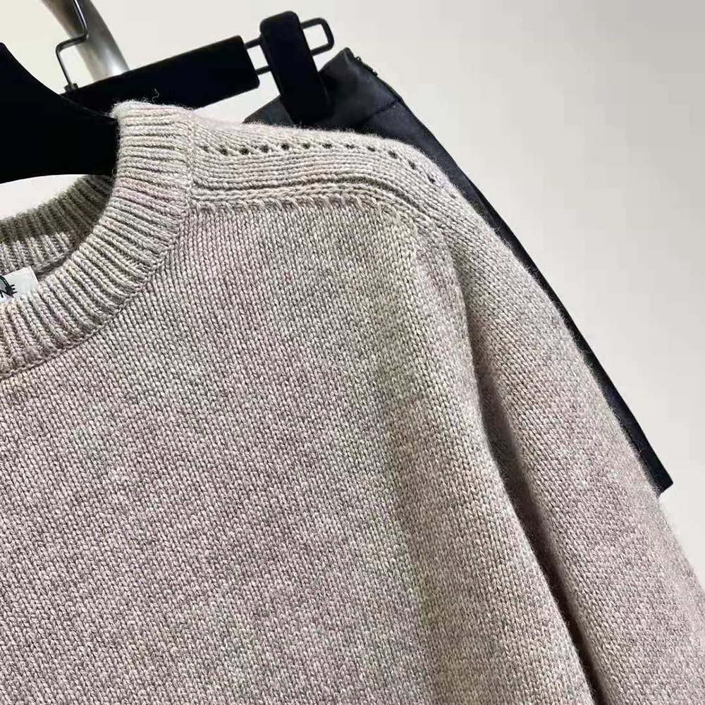 Celine Women Crew Neck Sweater in Seamless Cashmere - image 6