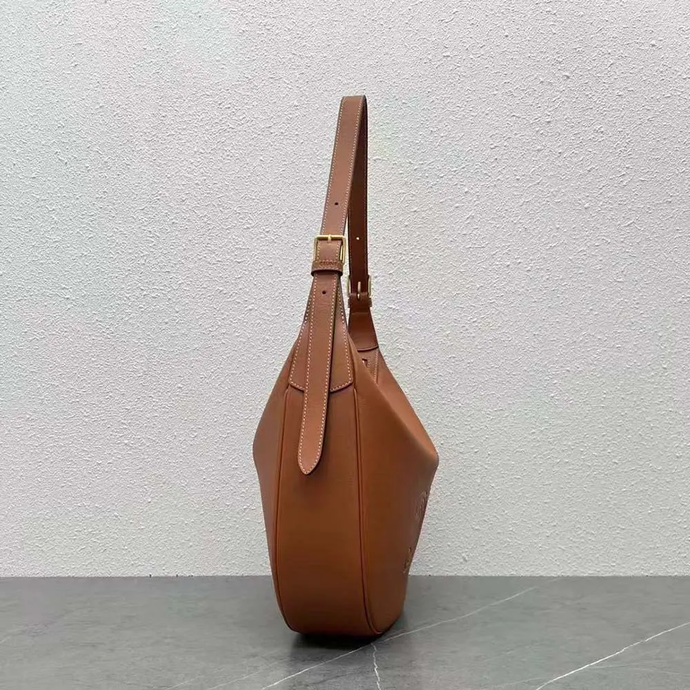 Celine Women Heloise Bag in Supple Calfskin-Brown - image 4