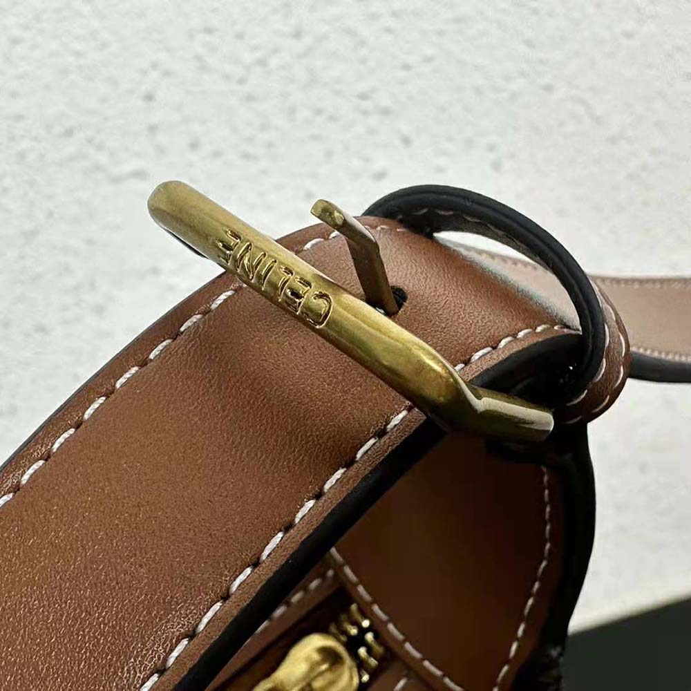 Celine Women Heloise Bag in Triomphe Canvas and Calfskin - image 7