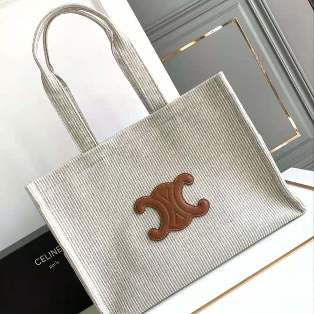 Close-up of gold-tone hardware on Celine Women Large Cabas Thais