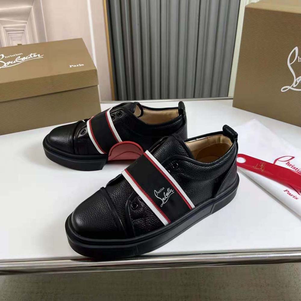 Christian Louboutin Men Adolescenza Sneakers-Black - image 4