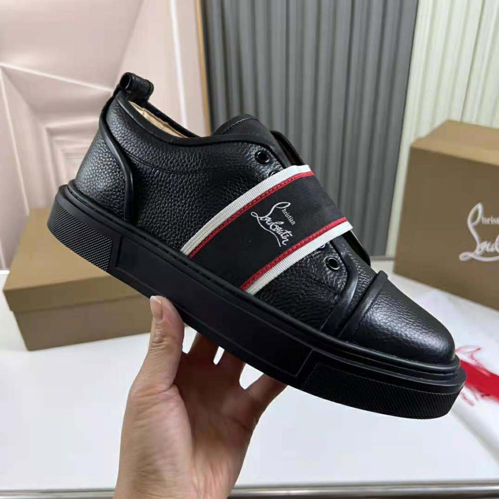 Christian Louboutin Men Adolescenza Sneakers-Black - image 6