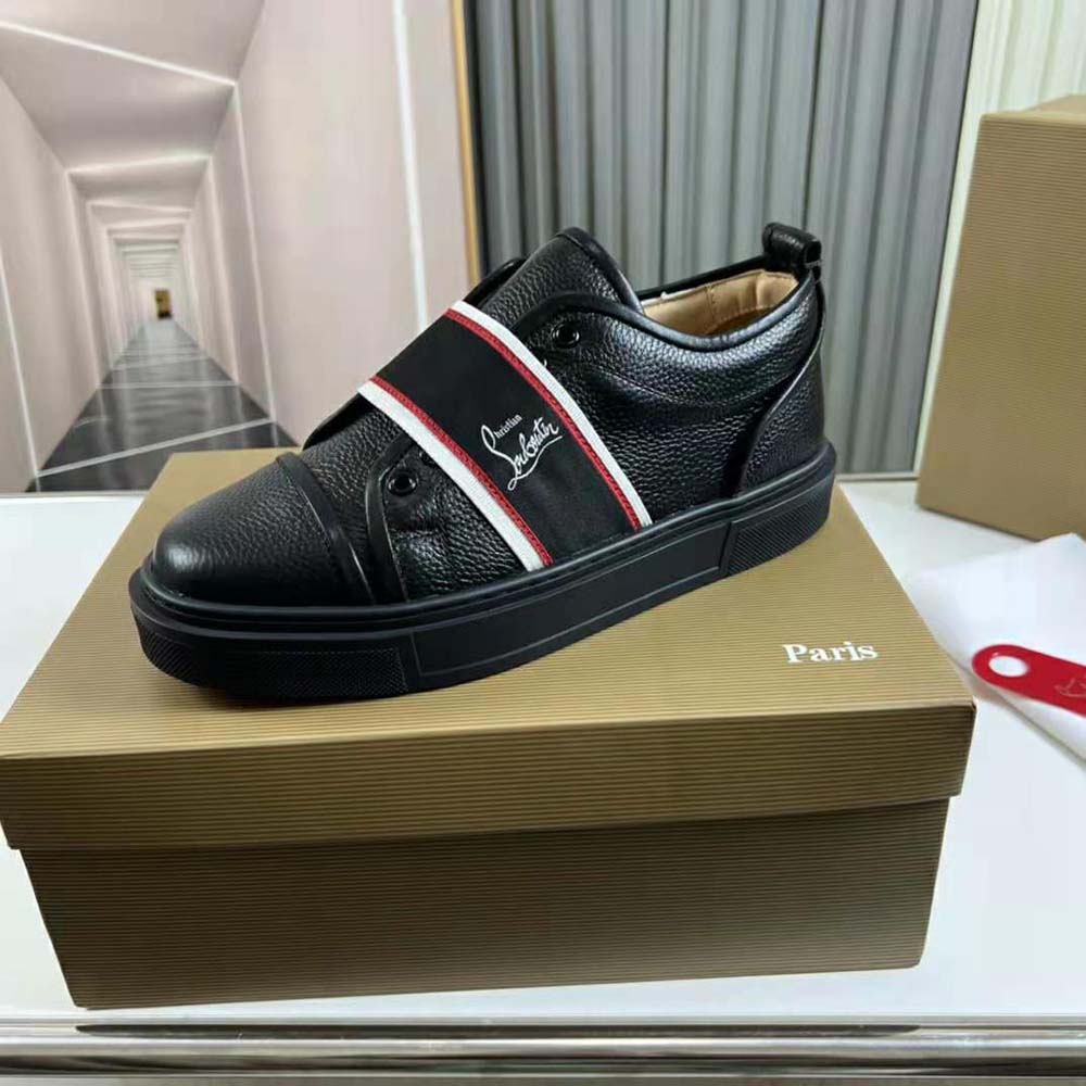 Christian Louboutin Men Adolescenza Sneakers-Black - image 5