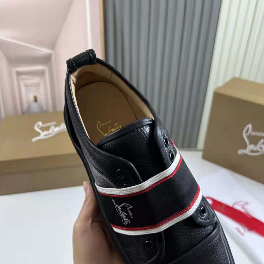 Christian Louboutin Men Adolescenza Sneakers-Black - image 8
