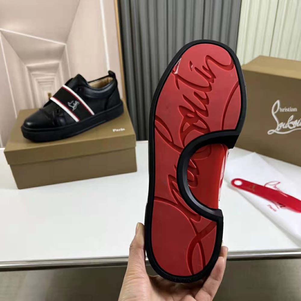 Christian Louboutin Men Adolescenza Sneakers-Black - image 9