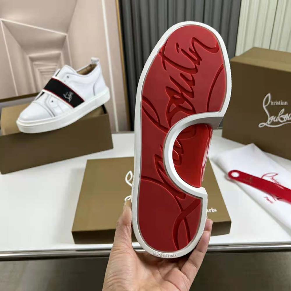 Christian Louboutin Men Adolescenza Sneakers-White - image 10
