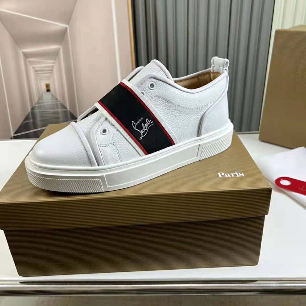 Christian Louboutin Men Adolescenza Sneakers-White - image 7