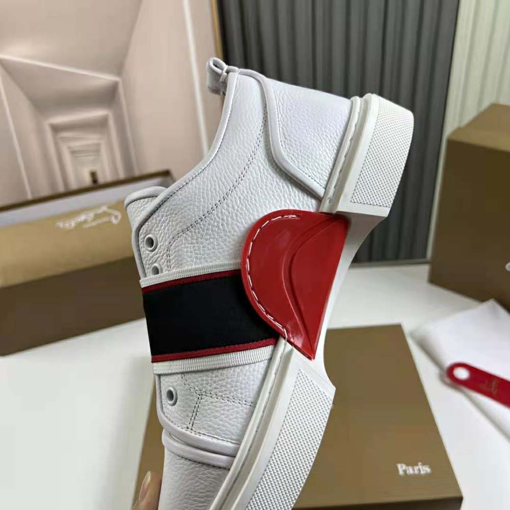 Christian Louboutin Men Adolescenza Sneakers-White - image 9
