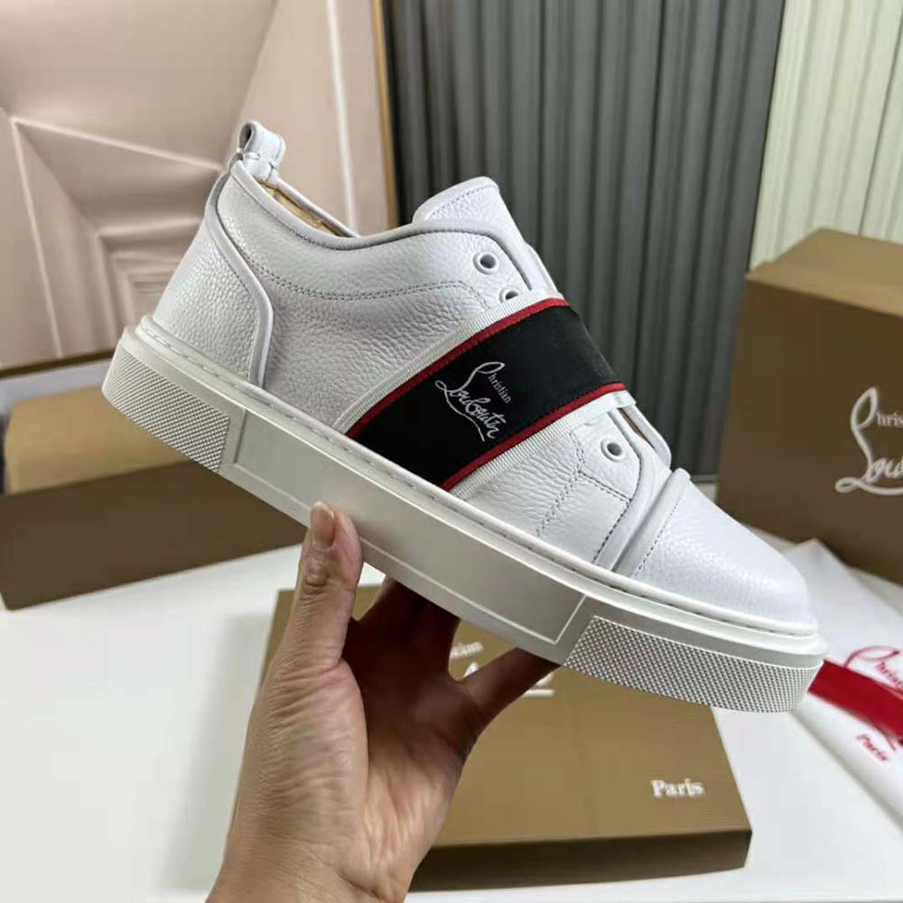 Christian Louboutin Men Adolescenza Sneakers-White - image 6