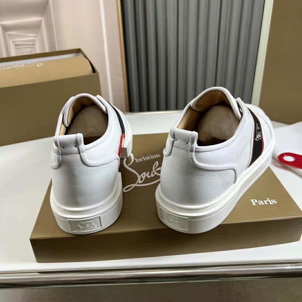 Christian Louboutin Men Adolescenza Sneakers-White - image 8