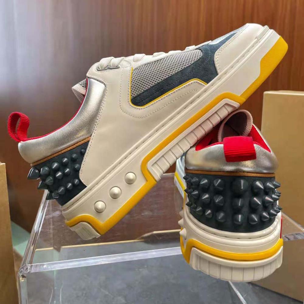 Christian Louboutin Unisex Astroloubi in Calf Leather-Yellow - image 7