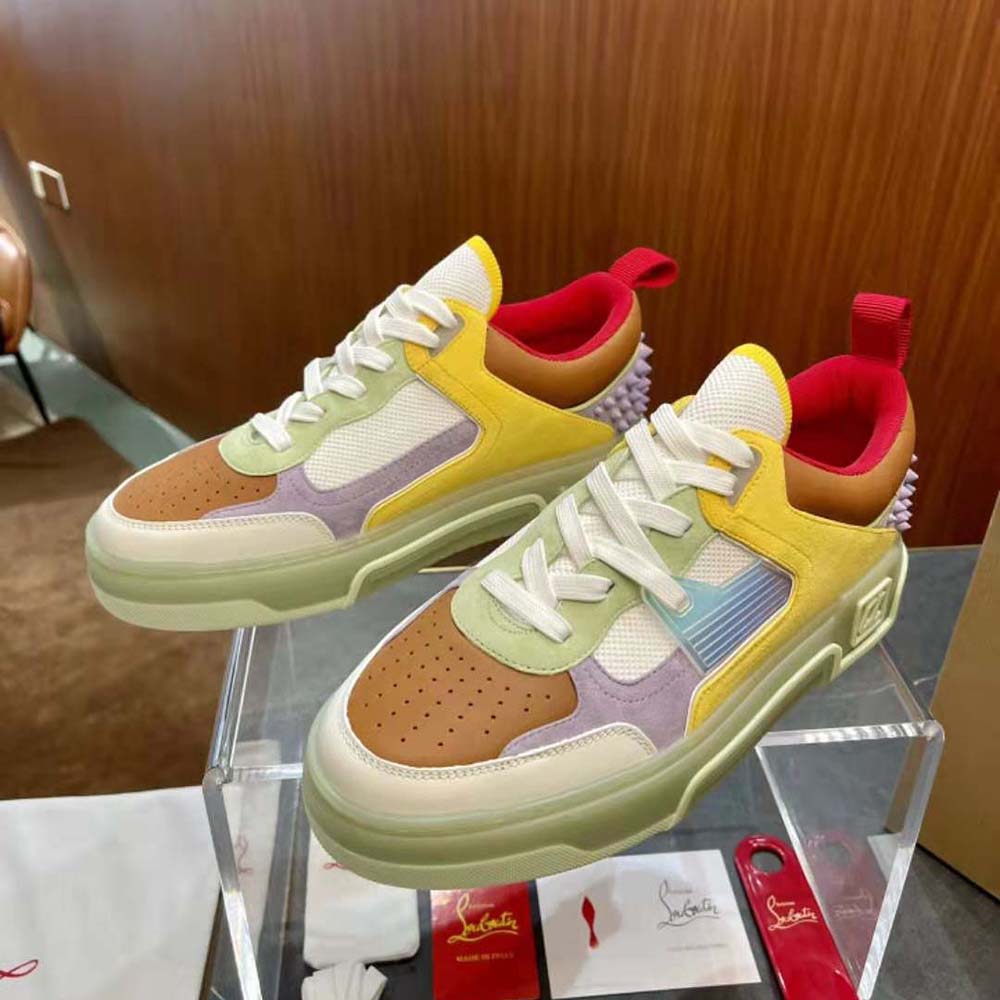 Top-down angle showing lace-up detail on Christian Louboutin Unisex Astroloubi