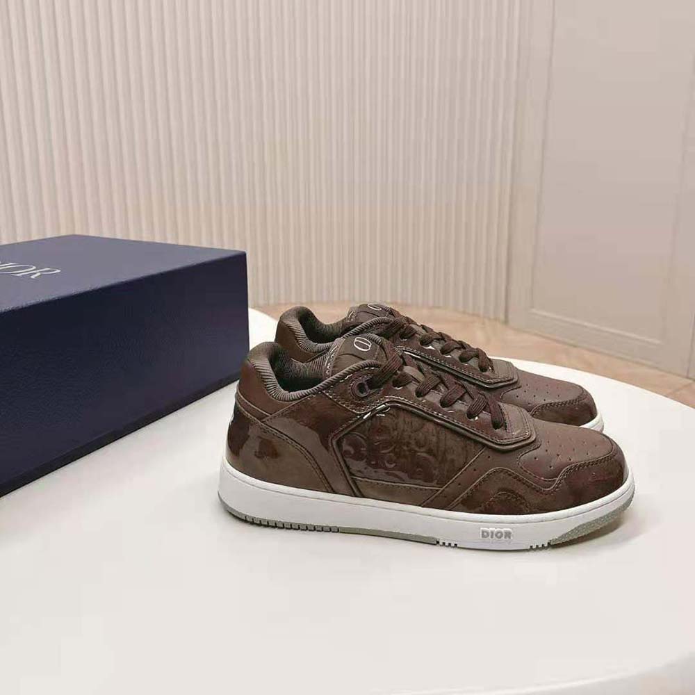 Rear angle showing heel and sole of Dior Men B27 Low-top Sneaker