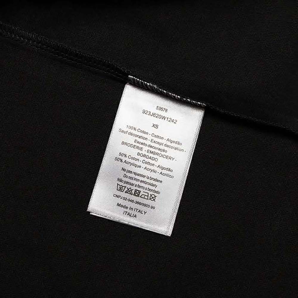 Dior Men Christian Dior Couture Relaxed-fit T-shirt Black Cotton Jersey - image 9