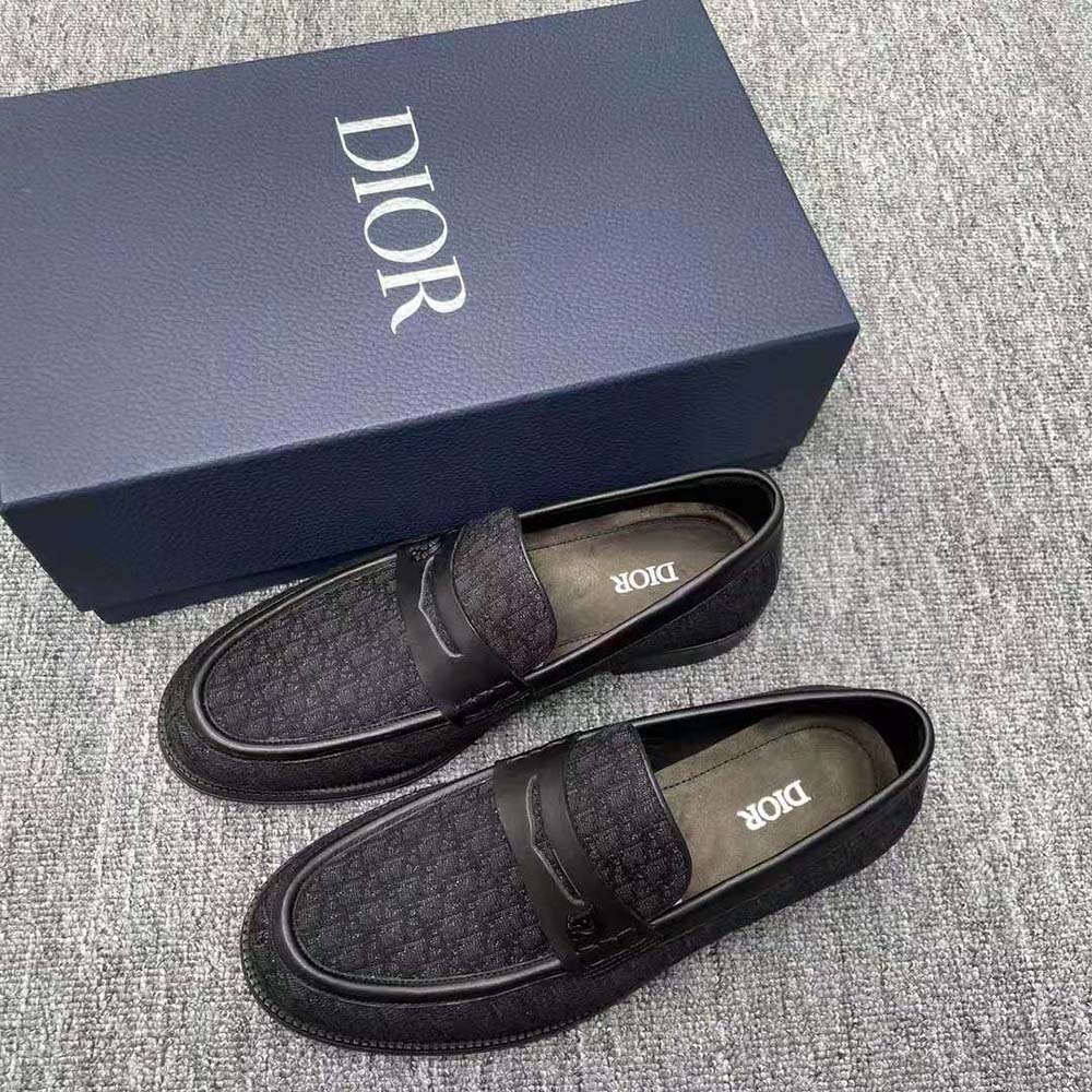 Dior Men Granville Loafer Black Dior Oblique Jacquard - image 4