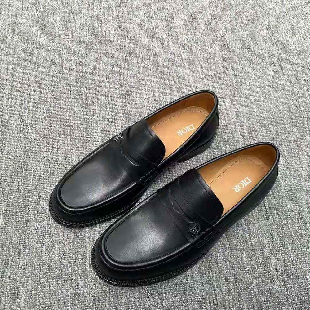 Dior Men Granville Loafer Black Smooth Calfskin - image 10