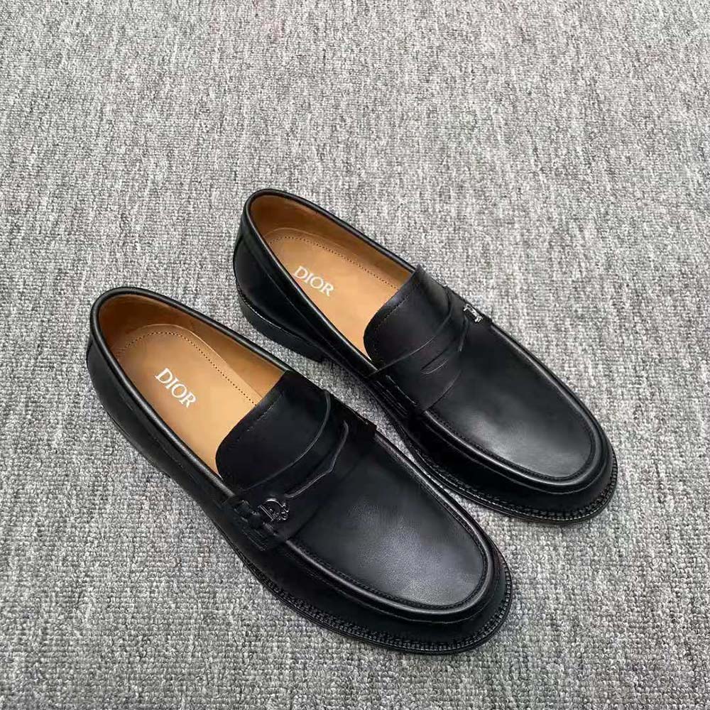 Dior Men Granville Loafer Black Smooth Calfskin - image 9