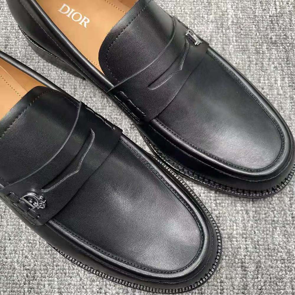 Dior Men Granville Loafer Black Smooth Calfskin - image 8