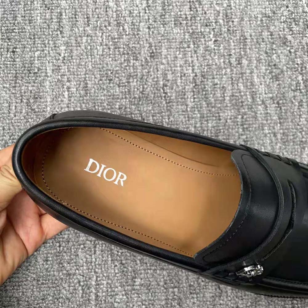 Dior Men Granville Loafer Black Smooth Calfskin - image 5