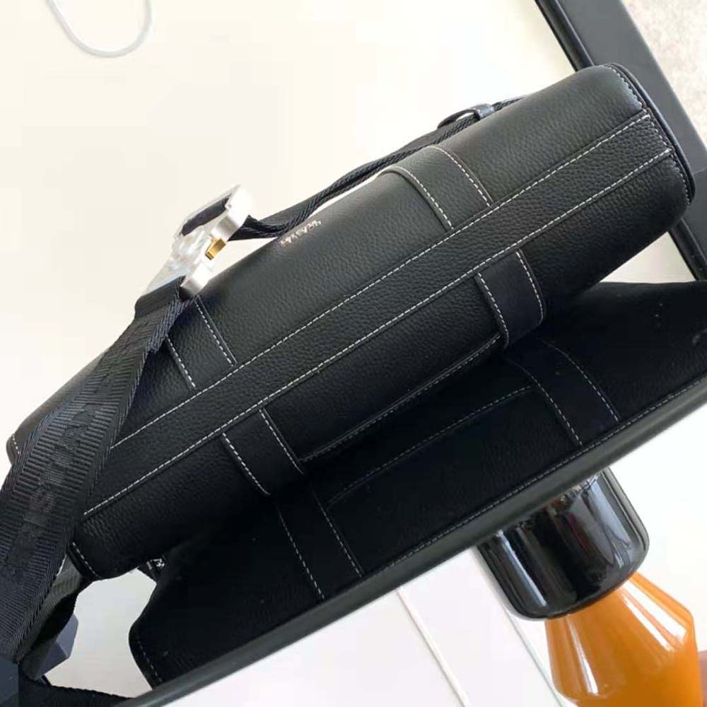 Dior Men Lingot Briefcase Black Grained Calfskin - image 5