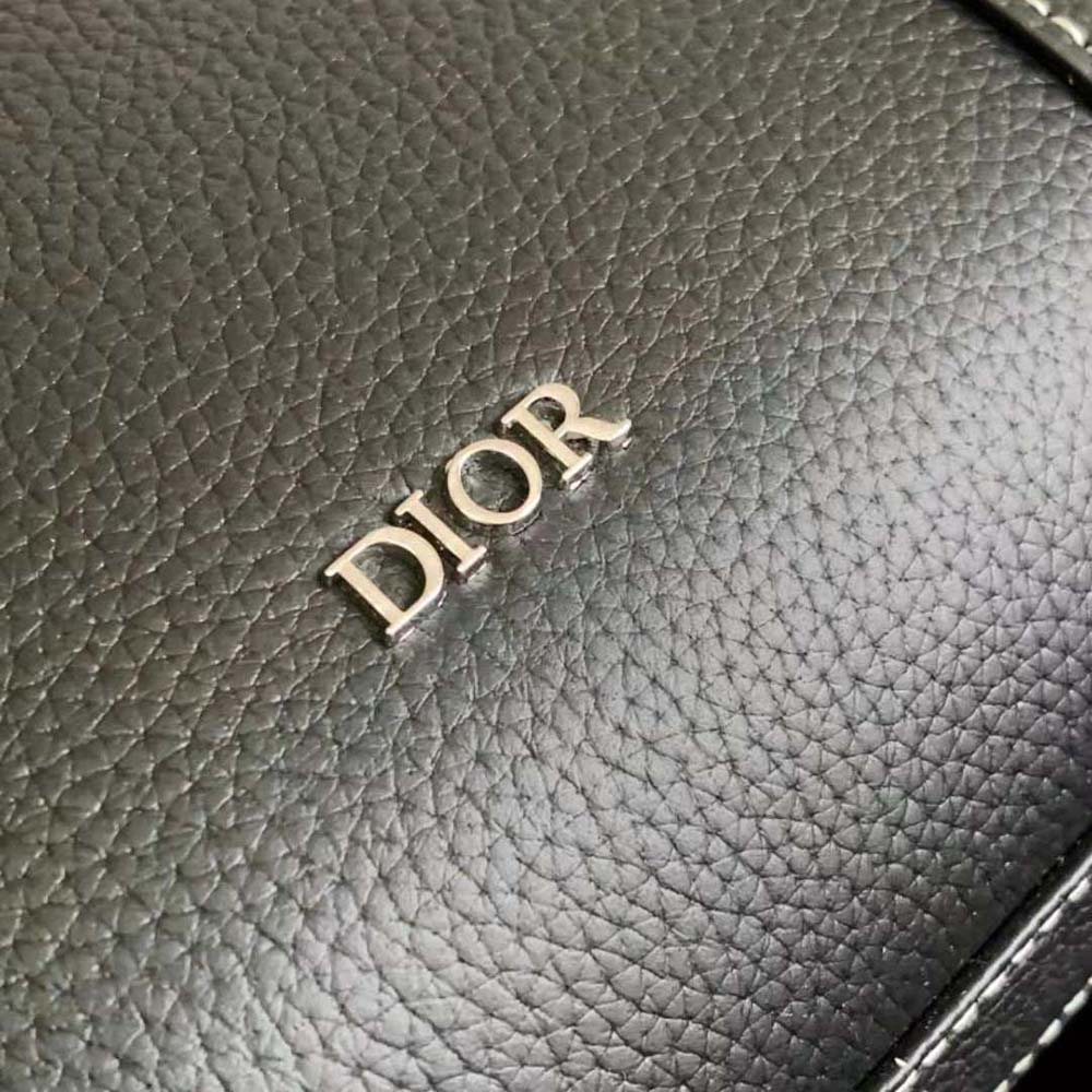 Dior Men Lingot Briefcase Black Grained Calfskin - image 10