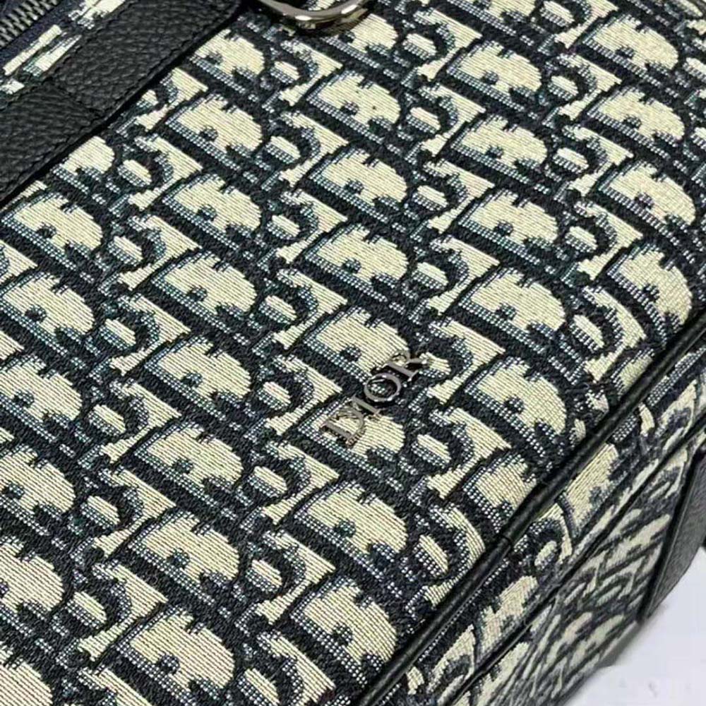 Dior Men Safari Backpack Beige and Black Dior Oblique Jacquard - image 6