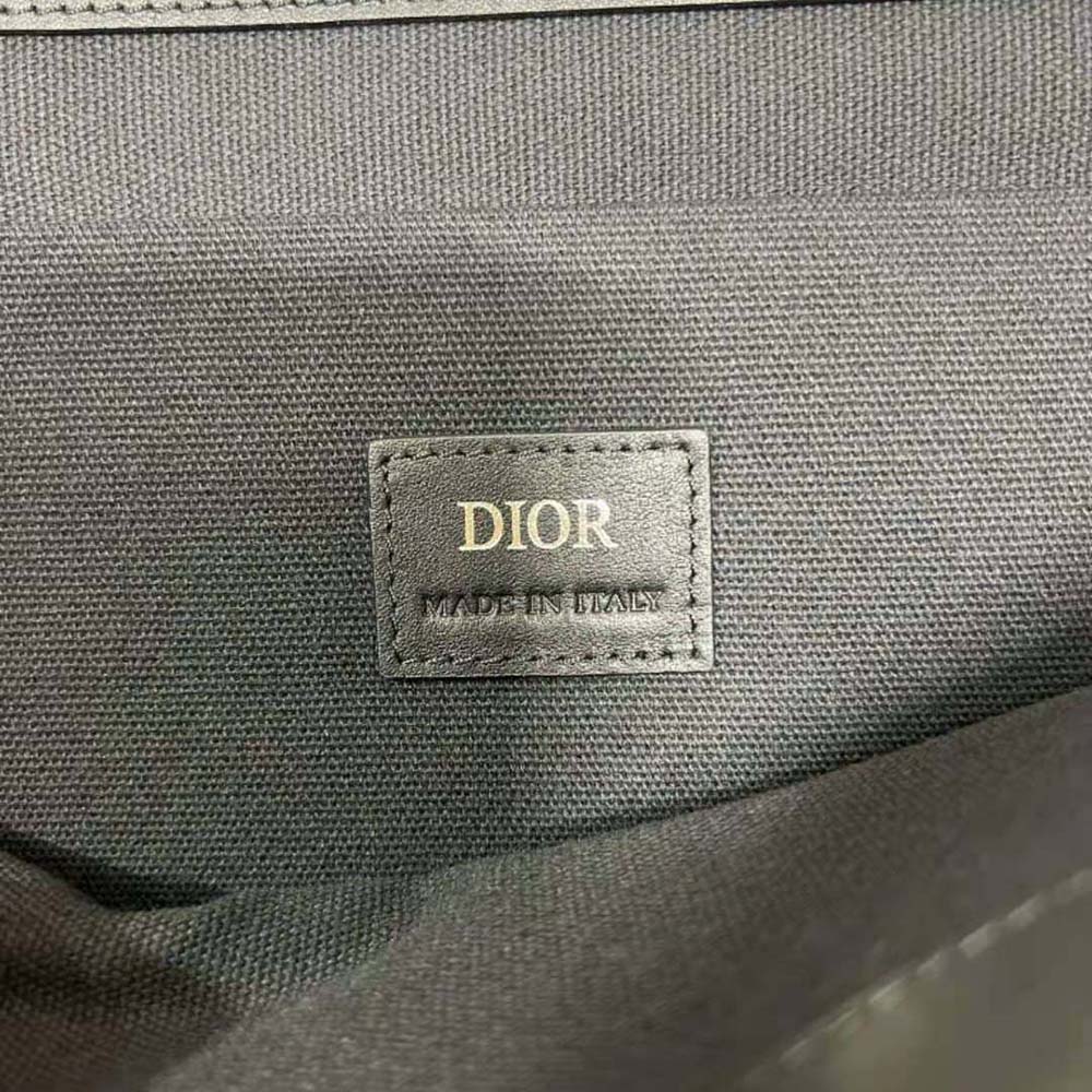 Dior Men Safari Tote Bag Black CD Diamond Canvas - image 10