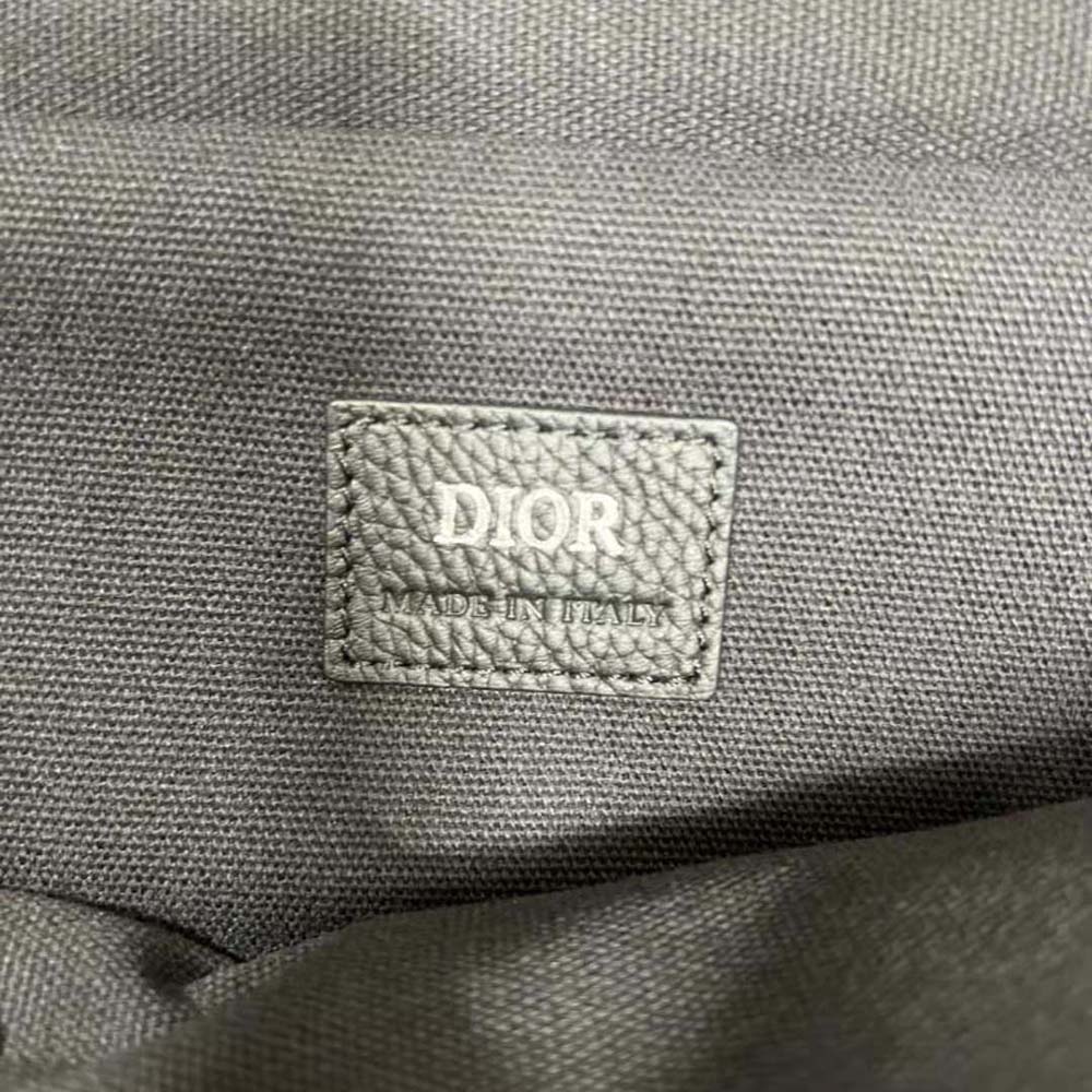 Dior Men Safari Tote Bag Black Dior Oblique Jacquard and Grained Calfskin - image 9