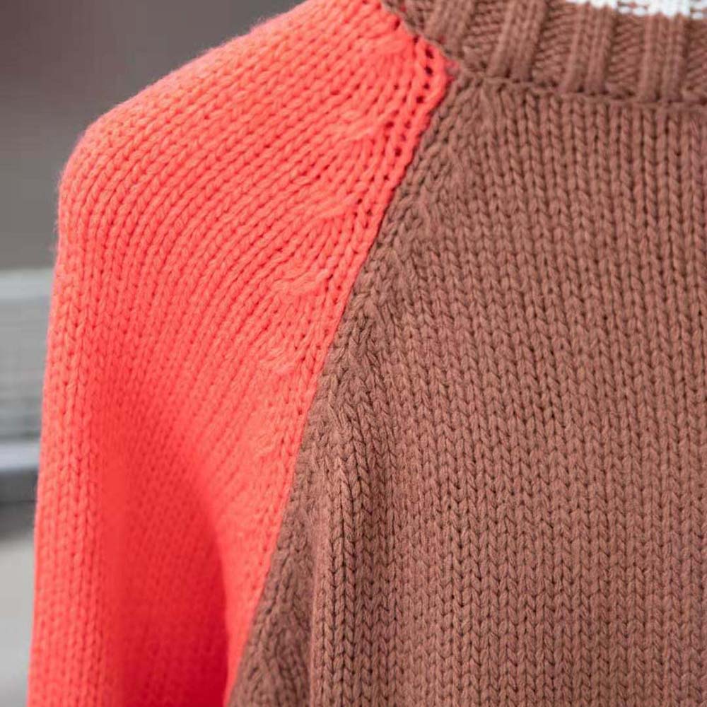 Dior Men Tears Zipped Blouson Brown and Red Wool and Cashmere Jersey - image 5
