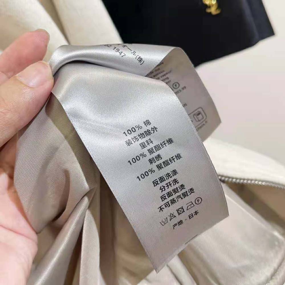 Dior Men Tears Zipped Blouson White Cotton Twill - image 10