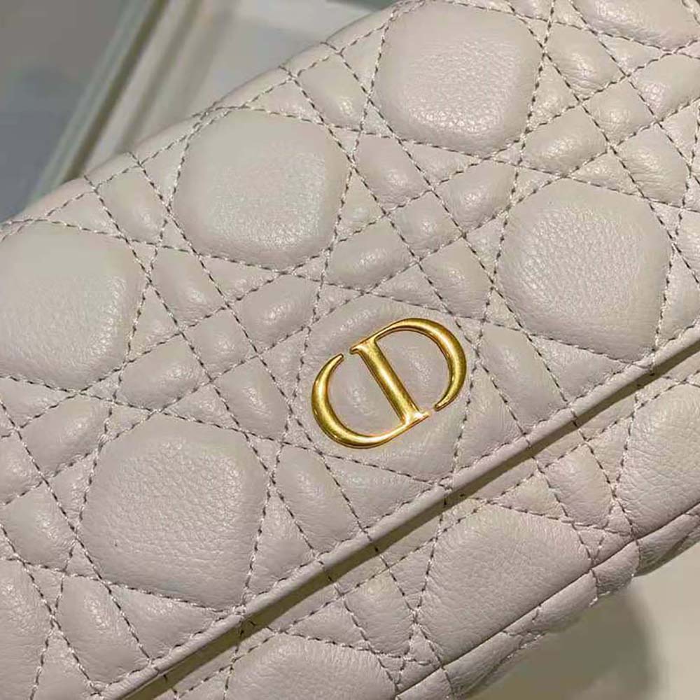 Dior Women Caro Pouch Latte Supple Cannage Calfskin - image 8