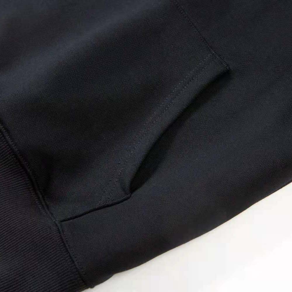 Dior Women Christian Dior Couture Hooded Sweatshirt Black Cotton Fleece - image 5
