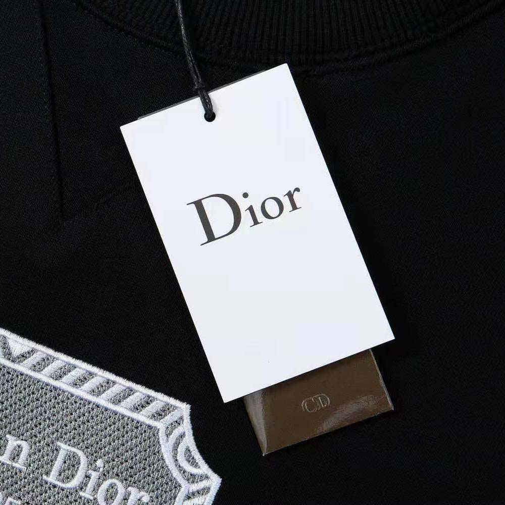 Dior Men Christian Dior Couture Sweatshirt Black Cotton Fleece - image 8