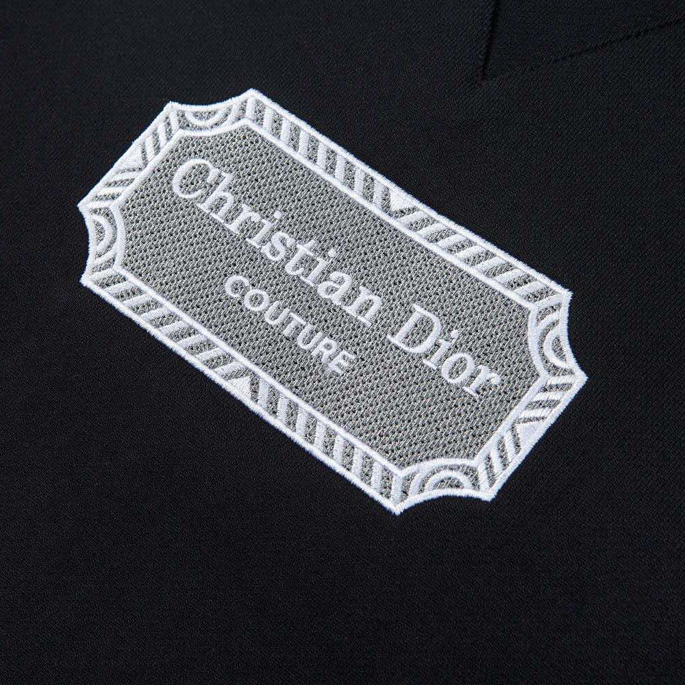 Dior Men Christian Dior Couture Sweatshirt Black Cotton Fleece - image 6