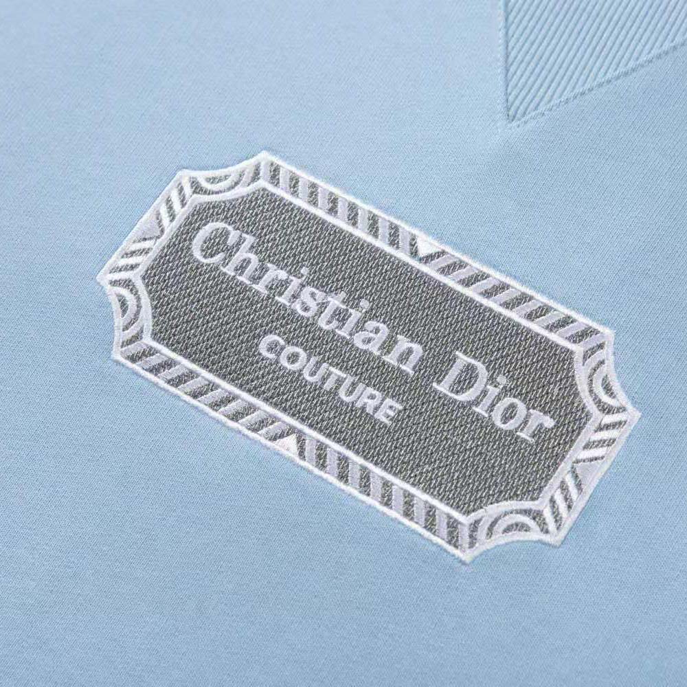 Dior Men Christian Dior Couture Sweatshirt Blue Cotton Fleece - image 8